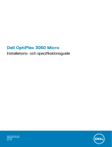 Dell OptiPlex 3060 Användarmanual