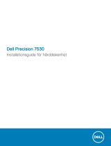 Dell Precision 7530 Snabbstartsguide