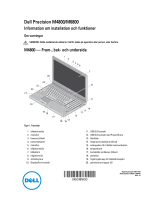 Dell Precision M4800 Snabbstartsguide