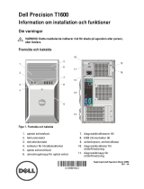 Dell Precision T1600 Snabbstartsguide
