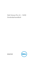 Dell Venue 5130 Pro (32Bit) Användarguide