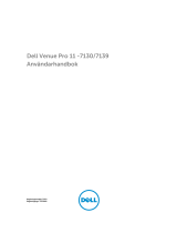 Dell Venue 7130 Pro/7139 Pro Användarguide