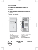 Dell Vostro 270 Snabbstartsguide