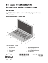 Dell Vostro 3750 Snabbstartsguide