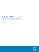 Dell Wyse 5470 Snabbstartsguide