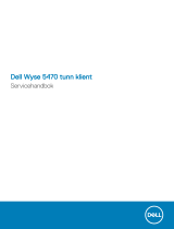 Dell Wyse 5470 Användarmanual