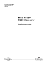 Micro Motion CNG050 sensorer Installationsguide