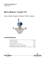 Micro Motion Modell 775 Smart trådlös integralt monterad THUM -adapter Bruksanvisning