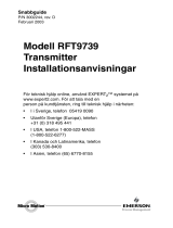 Micro Motion Modell RFT9739 transmitter Installationsguide