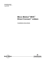 Micro Motion MVD Direct Connect -mätare Installationsguide