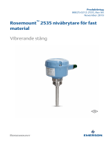 Rosemount 2535 nivåbrytare för fast material Användarguide