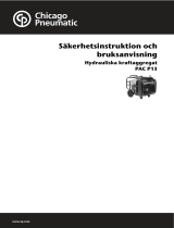 Chicago Pneumatic PAC P13 Bruksanvisningar