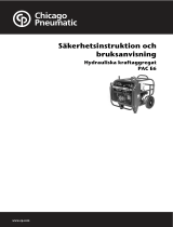 Chicago Pneumatic PAC E6 Bruksanvisningar