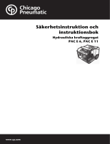 Chicago Pneumatic PAC E 6, E 11 Bruksanvisningar