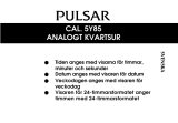 Pulsar 5Y85 Bruksanvisningar