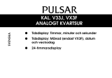 Pulsar V33J Bruksanvisningar