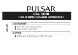 Pulsar VD50 Bruksanvisningar