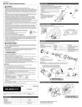 Shimano WH-M985-F15 Service Instructions