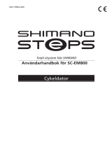 Shimano SC-EM800 Användarmanual