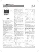 OJ Electronics PTH-6201-DF Bruksanvisningar