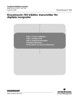 Rosemount 702 trådlös transmitter för digitala insignaler Användarguide