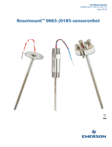 Rosemount 0065/0185 sensorenhet Användarguide