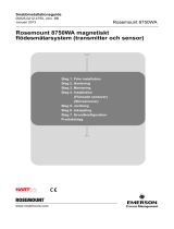 Rosemount 8750WA magnetiskt flödesmätarsystem (transmitter och sensor) Användarguide