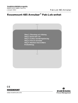 Rosemount 485 Annubar® Pak-Lok-enhet Användarguide
