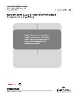 Rosemount 1195 primär element med integrerad strypfläns Användarguide