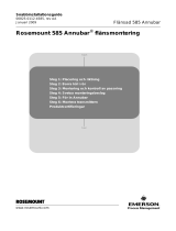 Rosemount 585 Annubar® flänsmontering Användarguide