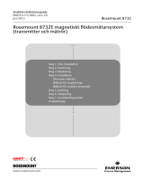 Rosemount 8732E magnetiskt flödesmätarsystem (transmitter och sensor) Användarguide