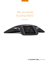 Konftel 800 Användarguide