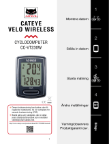 Cateye Velo Wireless [CC-VT230W] Användarmanual