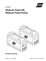 ESAB Robust Feed U6, Robust Feed Pulse Användarmanual