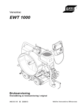 ESAB EWT 1000 Användarmanual