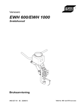 ESAB EWH 600 / EWH 1000 Användarmanual