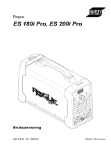 ESAB Rogue ES 180i Pro, ES 200i Pro Användarmanual