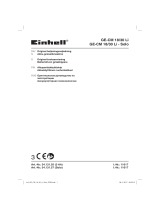 Einhell Expert Plus GE-CM 18/30 Li (1x3,0Ah) Användarmanual