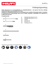 Hilti QTG X-PT 5 Användarguide