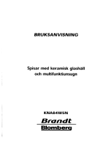 Groupe Brandt KNA84W5N Bruksanvisning