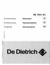 De Dietrich VB7641S1 Bruksanvisning