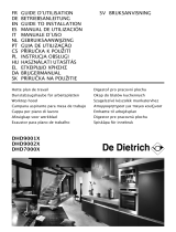 De Dietrich DHD9002X Bruksanvisning