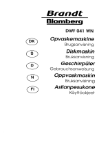 Groupe Brandt DWF041WN Bruksanvisning