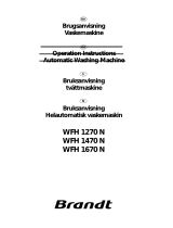 Groupe Brandt WFH1270N Bruksanvisning