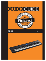 Roland RD-800 Användarguide