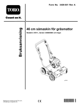 Toro 18in Turf Seeder Användarmanual