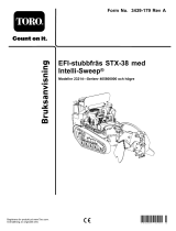 Toro STX-38 EFI Stump Grinder Användarmanual