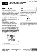 Toro Power Max 724 OE Snowthrower Användarmanual