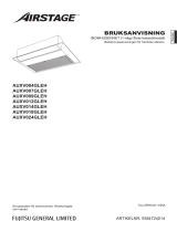 Fujitsu AUXV009GLEH Bruksanvisningar