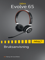 Jabra Evolve 65 UC Mono Användarmanual